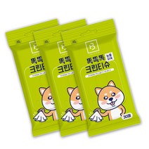 똑똑똑 크린티슈 눈물자국 30매x3개 강아지물티슈, 단품