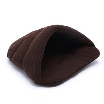 강아지 고양이 드라이룸 대형견 WooBong Bew 품질 따뜻한 집 고양이 10 색 뜨거운 판매 아늑한 부드러운 수, 09 Coffee_04 L -  65X55CM