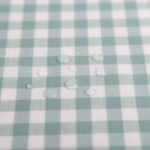 안전 검증 pvc 코팅 방수 원단 체크 스윗민트, 폭111cm x 너비(수량 단위) 체크 스윗민트