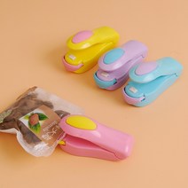 간식메이커 붕어빵기계 와플기계6색 휴대용 미니 홀더 전기 난방 스낵 씰링 기계 봉인 된 포장 플라스틱, 02 beige