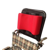 휠체어 머리 목 받침대 헤드레스트 높이 조절 쿠션, 퍼플 32cm