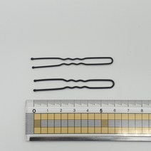 어피 올림머리 고정핀 유핀 7cm U핀 U자핀 실핀