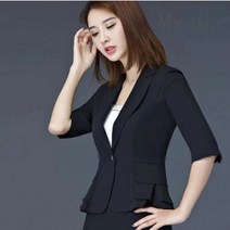 [Myshe]여성 7부소매 여름 정장자켓 숏 자켓 j518