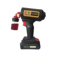 가구 수리 전기 스프레이 건 리튬 배터리 무선 소형 휴대용 충전 페인트 도구 세트, 1 1300 mAh 배터리