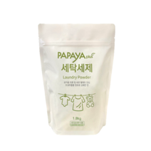 파파야플러스 분말 세탁세제 파우치 1.8Kg
