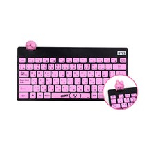 라인 친구 BTS 방탄 소년단 BT21 WIRELESS SILENT KEYBOARD 무선 키보드 (피규어, 상세페이지 참조, 상세페이지 참조, 상세페이지 참조