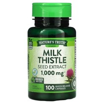 네이처스트루스 밀크시슬 씨추출물 1000mg 빠른 방출 캡슐 100정