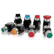 버튼스위치 모음 (상시재고보유) 푸쉬 셀렉타 조광 비상 록턴 25파이 30파이, 적, CRA-30RA(조광비상/푸쉬록턴리셋/AC), 30개