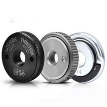M14 앵글 그라인더 잠금 너트 45 스틸 클램핑 플랜지 고정 커팅 디스크 컵 휠 Bosch Metabo Milwaukee 용 연마, CHINA, 3 Pcs