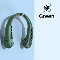 슬라이드환등기 영사기 샤오미 디지털 디스플레이 행잉 목 공기 블레이드리스 충전식 휴대용, 11.Green C