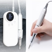 전문가용 무선 충전 젤 네일 드릴 1p 저소음 충전식 무선 c타입 비트 폴리셔 손톱다듬기