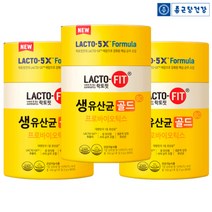 락토핏 생유산균 골드 80포 3통