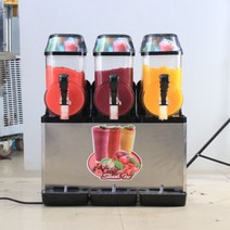 슬러시기계 슬러쉬기계 상업 슬러시 기계 3 실린더 스테인레스 스틸 36L 주스 스무디 눈 녹는 메이커, 02 220V_02 EU_01 세 항아리