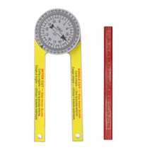 디지털각도기 고급형 전자 각도계 미니 수평계 miter saw angle finder mini digital protractor inclinometer protractor rule, 협력사, 연필로 노란색