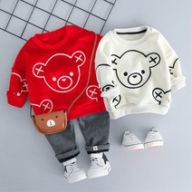 2세 3세 맨투맨 허리밴드 골덴바지 세트 6살 5세 이쁜