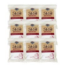 CJ 백설 구운소금, 1kg, 9개