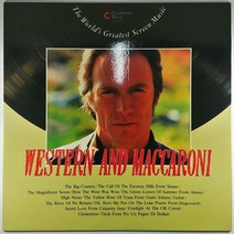 (중고LP) WESTERN AND MACCARONI. 빅 컨츄리. 쟈니 기타. 셰인. 돌아오지 않는 강(미사용 자켓 음반 상태 AA)