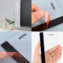 모니터메모패드 모니터메모보드 아크릴메모보드 모니터 메모보드, 왼쪽(좌)