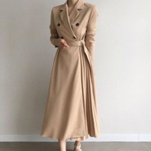 네이쉬 정장 랩 가을 하객원피스 베이지 피로연 상견례 돌잔치엄마 오피스룩 키큰여자 르뚜앙