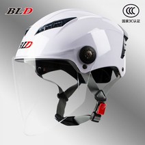 BLD 베일리 3C 인증 여름 여성 남성 자외선 차단 사계절 헬멧 배달 오토바이 스쿠터 바이크 라이딩 헬멧, D
