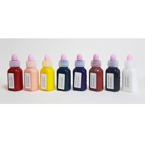 실리콘 안료 / 염료 / 조색제 / 20ml / 8색 세트, 실리콘조색제 20ml 8색세트