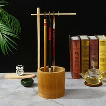 서예 붓걸이 홀더 대나무 브러시 걸이 거치대, 대나무펜걸이, 1