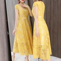 봄 신상품 여성 레이스 원피스 펀칭원피스 유행 241호 Rijl6t