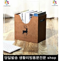 교재수납 취업준비 감성 서류정리함 생활정리용품 홈데코수납함 튼튼한크라프트보관함
