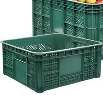 소형 운반 바구니 플라스틱 이사짐 바구니 이사바구니 농수산물 과일 운반상자 바구니 수납 정리함, 녹색 운반6호(28L) 철고리 없음, 운반6호(28L) 철고리 없음, 1개