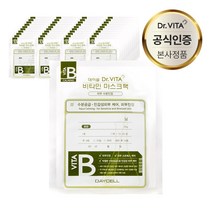 닥터비타 트러블 진정 민감피부 비타민B 마스크팩 25g x 10매, 40장