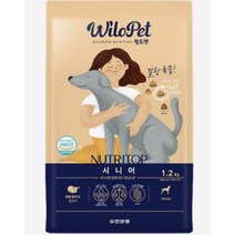 사료추천 소프트사료 강아지 도그 반려견사료 윌로펫 뉴트리탑 시니어 1.2kg, 상세페이지 참조, 상세페이지 참조, 상세페이지 참조