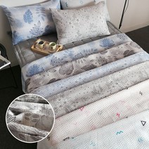 헬로베딩 시어서커 여름 홑이불, 로사 블루