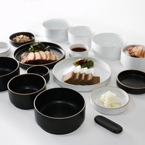 2color 그릇 접시 다옴 20p 찬기 4인 도자기 식기세트, 비취브라운