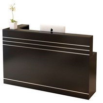 계산대 카운터 포스기 매장 식당 인포데스크 접수대 프런트 인포메이션 옷가게 16, 120x80x110cm, 블랙오른쪽