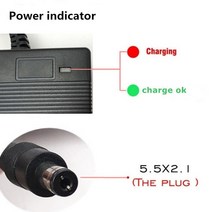 밸런스충전기리튬 이온 전기 자전거 스마트 배터리 충전기 고속 10 시리즈 42V 4A 36V DC 5.5mm x 2.1m, 05 Korea