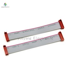 1.27MM 레드 하네스 IDC 케이블 어셈블리 플랫 리본 케이블 배선 와이어-보드 마이크로 매치 lengeh 200mm, 02 Same direction_05 12P