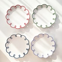 카페 디저트 플레이팅 도자기 스프링 컬러 레트로 접시, 스프링 컬러 레트로 접시 퍼플