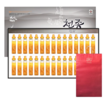 천제명홍삼 천종 산삼 배양근 설 선물세트 + 쇼핑백, 20ml, 25세트