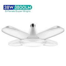 무선타프팬 천장 거실 실링팬 설치 씰링선풍기 led 차고 조명 e27 전구 38w 조명, 협력사, 따뜻한 빛
