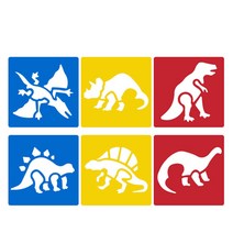 공룡 스텐실 도안 공예용 미술 물감놀이 티셔츠리폼