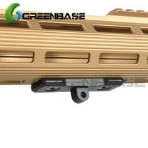 카메라 슬라이더 Greenbase-로우 프로파일 에어소프트 Bipod 마운트 M-lok 어댑터 해리스 bipods 슬링 스, 01 Black