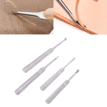 가죽 스카이빙 피할기 U V타입 스티칭그루버 엣지베베러 DIY도구, V타입 112mm, 1개