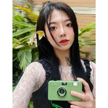 필름카메라 MINOLTA TC-1 포켓머신 자동필름, 아이스 라즈베리 파우더 2종 세트