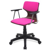 체어포커스 하이팩 인조가죽 회전 의자 CF-506C, 핑크