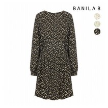[바닐라비] 여성 미니 플라워 퍼프 플리츠 원피스