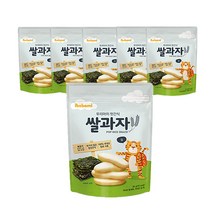 아이뽀뽀미 쌀과자 떡뻥, 백미, 6개