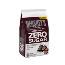 허쉬 제로 슈가 초콜릿 어솔트먼트 대용량 2가지맛 무설탕 439g