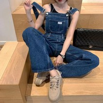 오버롤 멜빵바지 데님 점퍼수트 점퍼슈트 팬츠 캐주얼