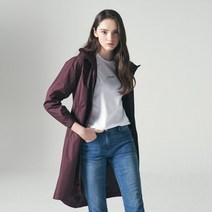 [제이디엑스] 남여공용 간절기 깔끔한 솔리드패턴의 D-RAIN COAT 2 레인코트