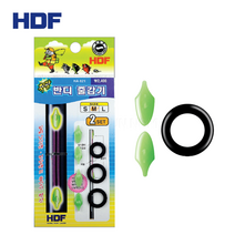 릴찌낚시대 민장대 줄감기에 필수! HDF HA-821 축광 반디 줄감기 낚시채비소품, L, L
